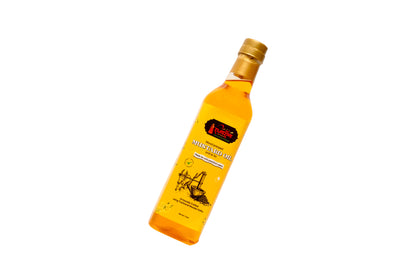 Rajgharana Yellow Mustard Oil – Wood Pressed, Pure & Chemical Free (1L)