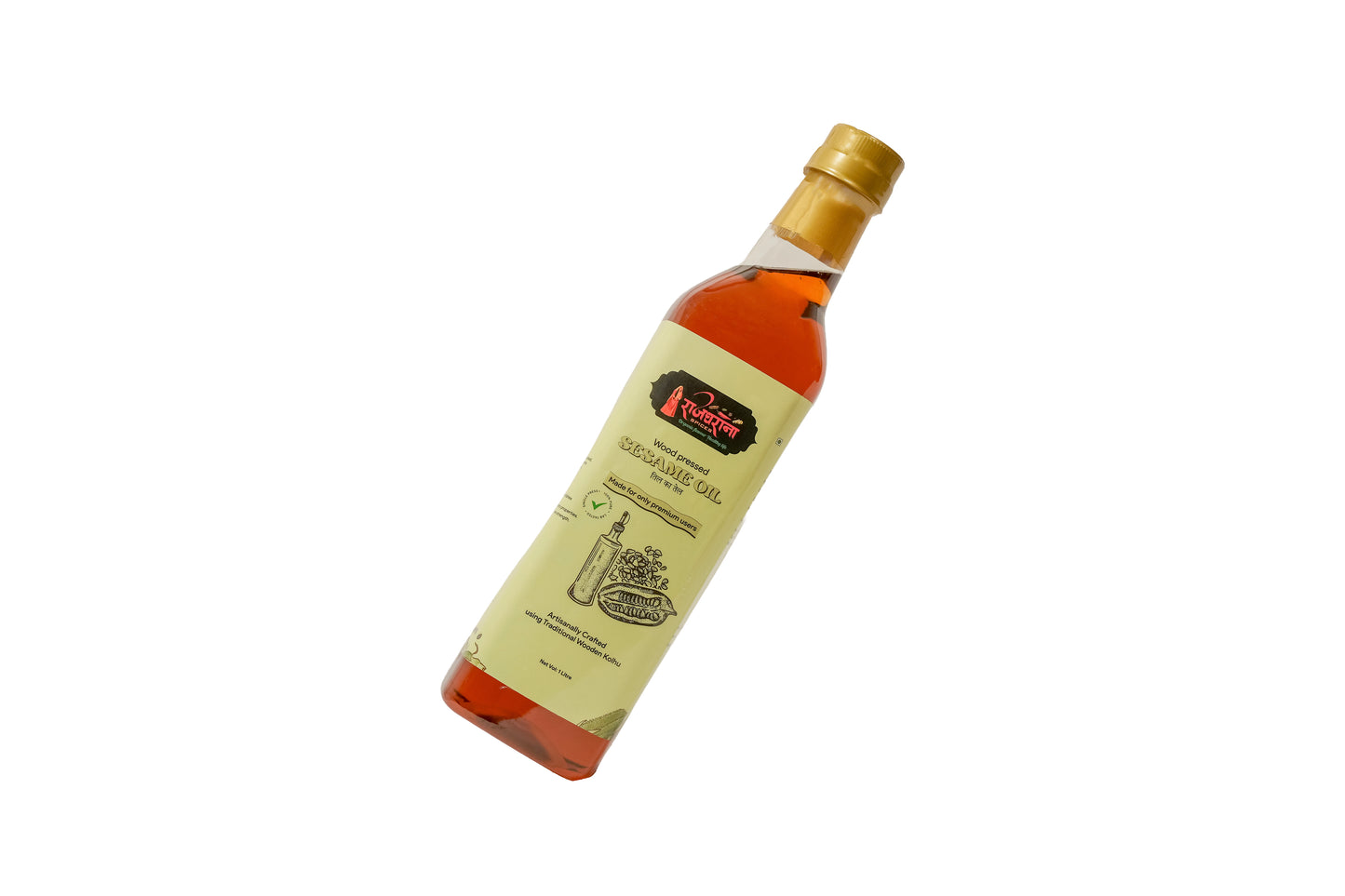 Rajgharana Sesame Oil (Til Oil) – Wood Pressed & Chemical Free (1L)