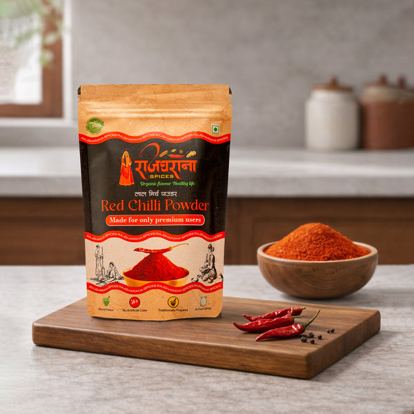 Rajgharana Red Chilli Powder – Pure, Spicy & Rich Color